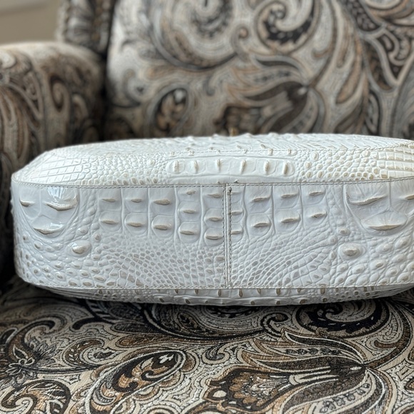 Brahmin Sugar Whiteish Johanna Handbag Hobo Style NWT - Picture 5 of 12